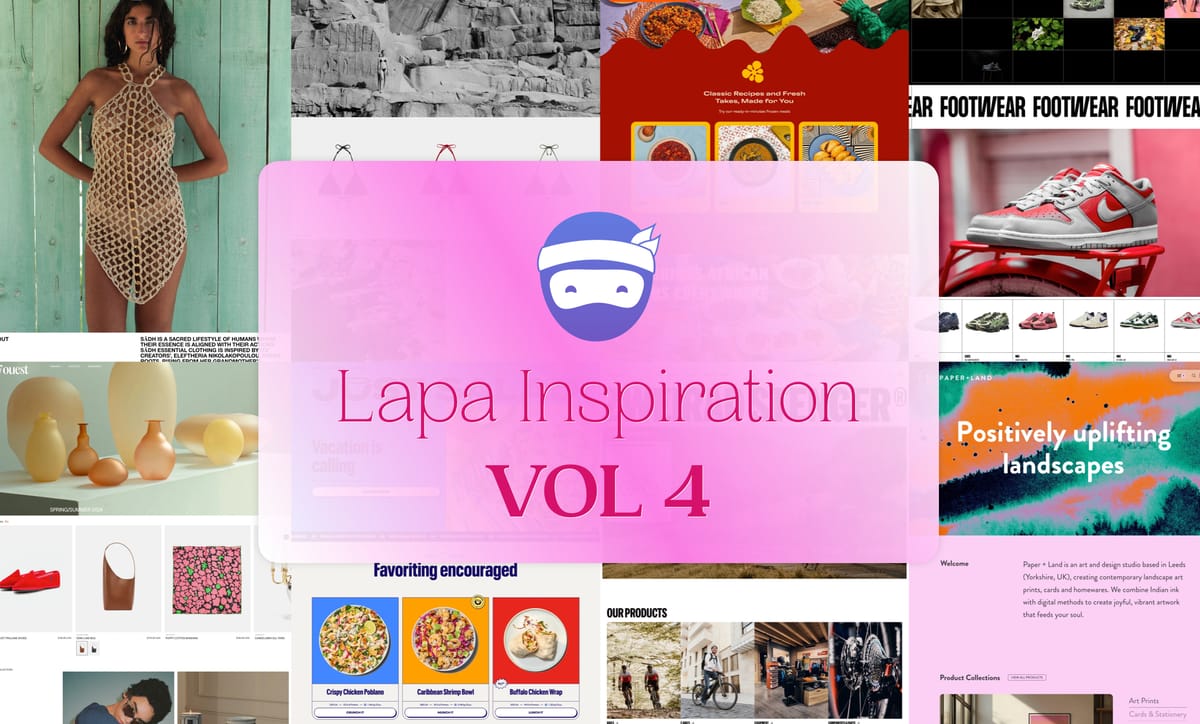 Lapa Inspiration #4 - Fresh ecommerce & fashion websites