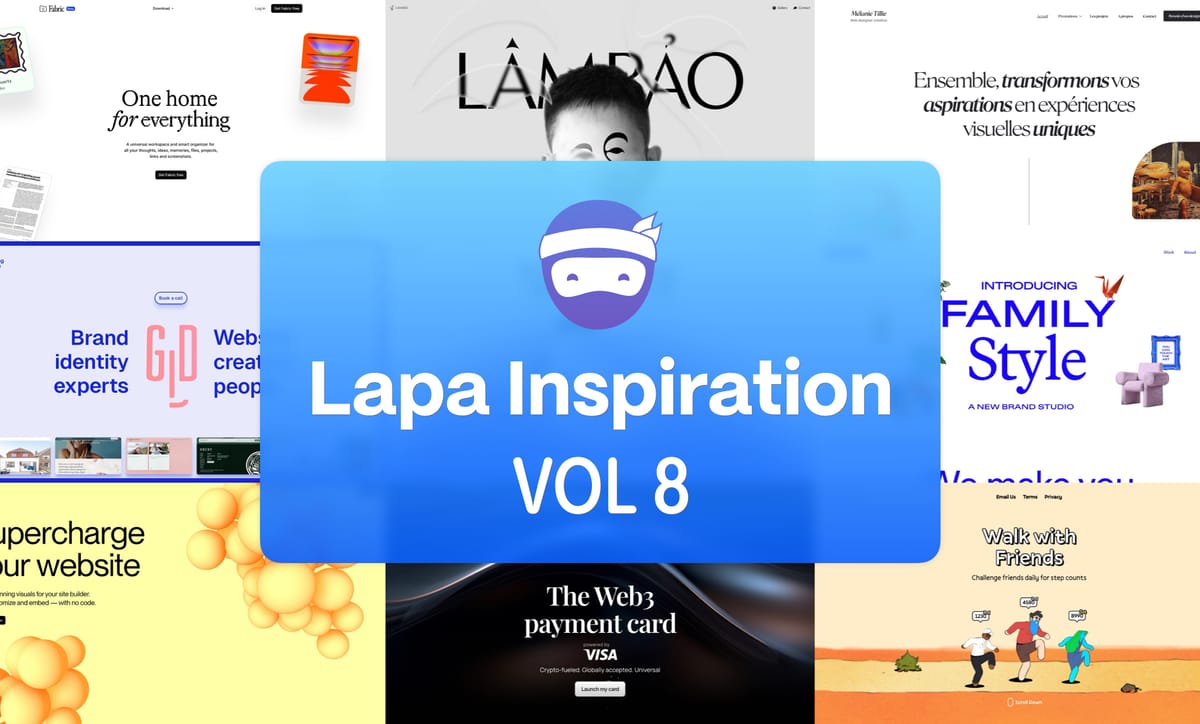 Lapa Inspiration #8 - Top Latest No-Code Websites Built with Framer – A Must-See for Your Next Project! 🚀