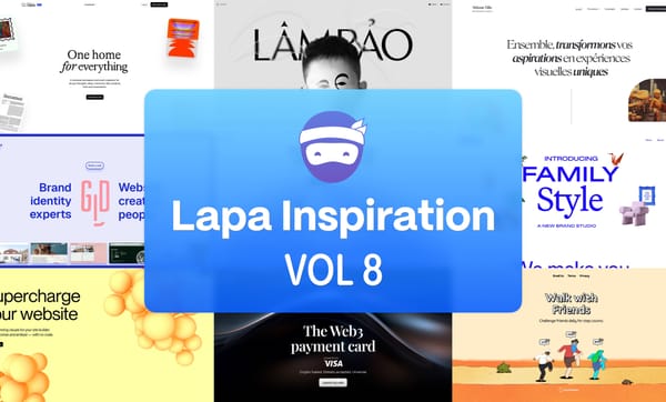 Lapa Inspiration #8 - Top Latest No-Code Websites Built with Framer – A Must-See for Your Next Project! 🚀