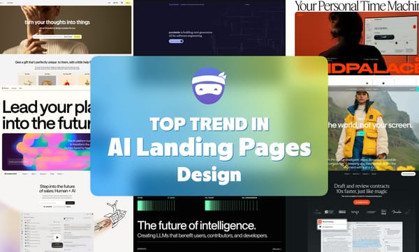 Lapa Inspiration #10 – Top Trend In AI Landing Pages Design