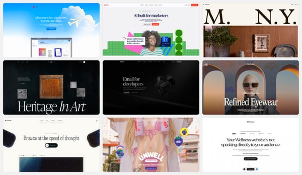 Lapa Inspiration #15 - New Trend Alert: Serif Fonts for Landing Page Luxury ๐